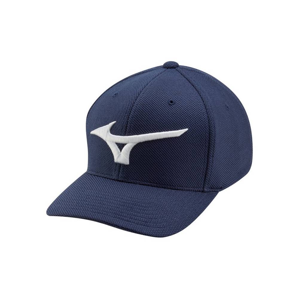 Mizuno Men's Tour Performance Golf Hat Navy (260307-HUR)